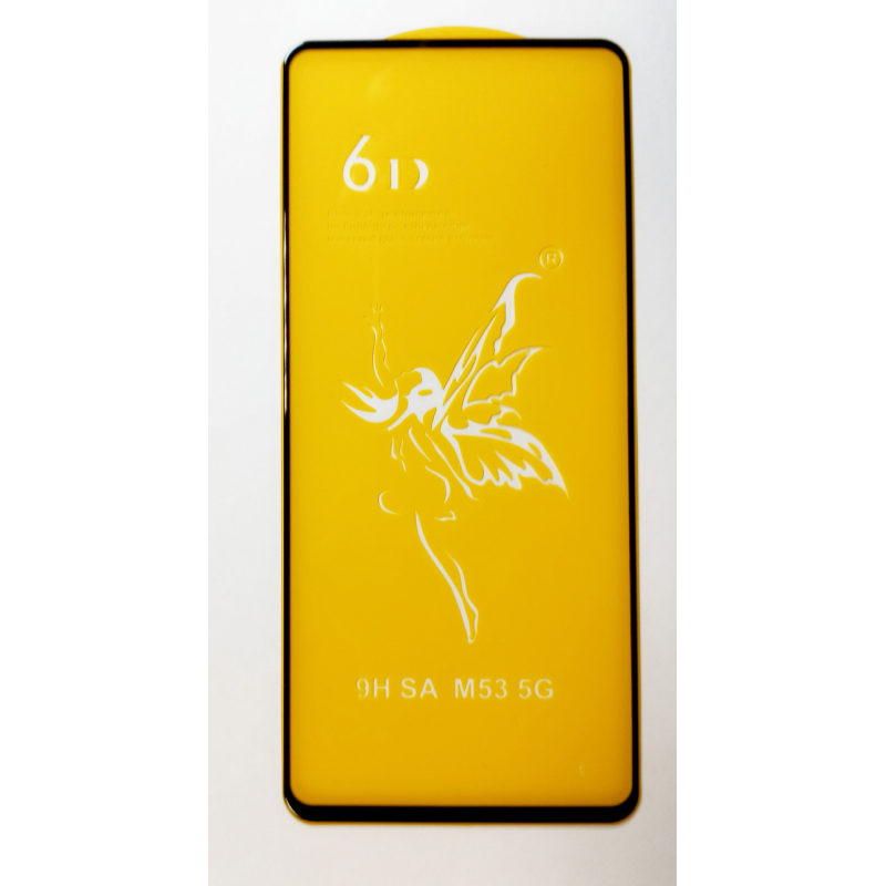 Захисне скло Premium 6D для Samsung Galaxy M53 5G (SM-M536BZBD) на весь екран чорний