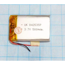 Внутрішній акумулятор 4*25*35 (500 mAh 3,7V) 042535 AAA клас в Запоріжжі