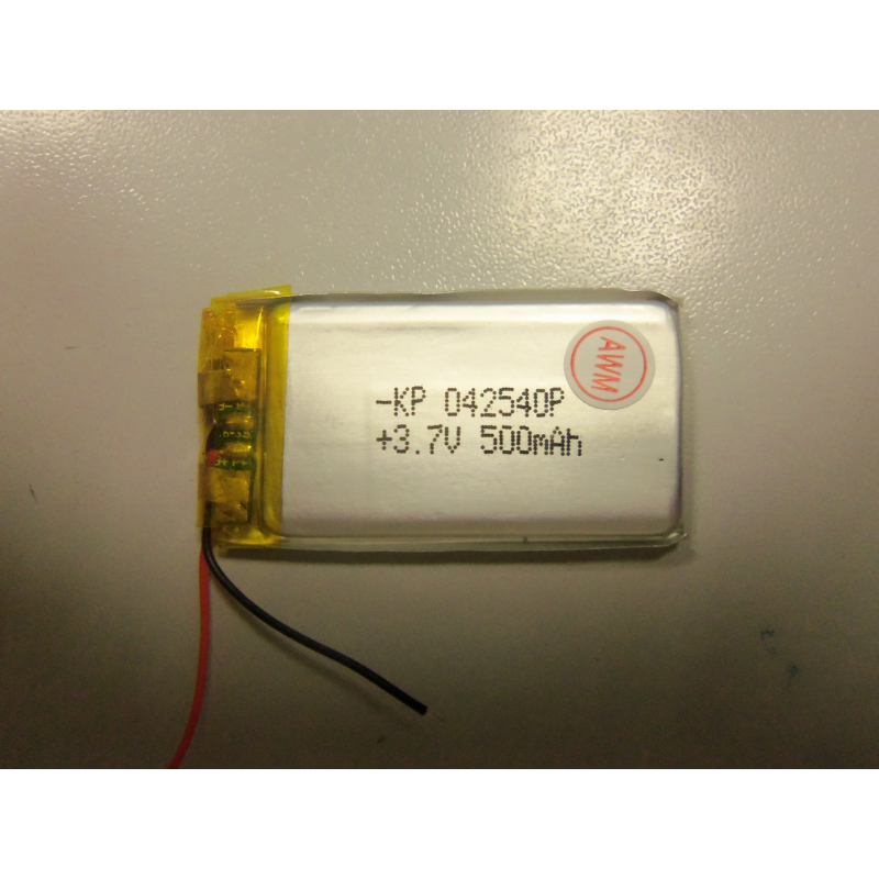 Внутрішній Акумулятор 4,2*24*44 (500 mAh 3,7 V) 042540 AAA клас в Запоріжжі