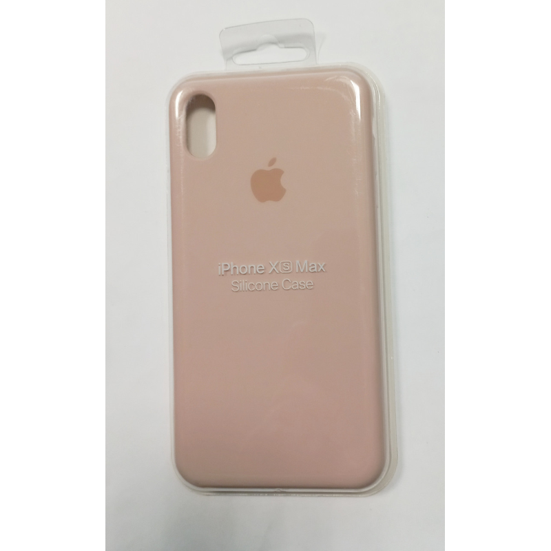 Чохол силікон кейс Silicone Case для Iphone Xs MAX бежевый