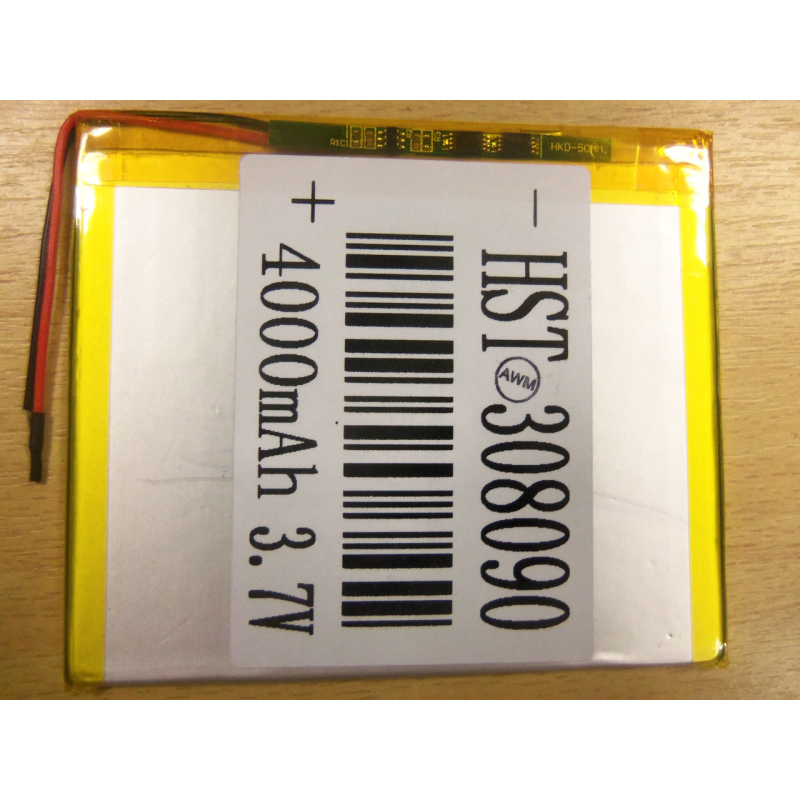 Внутрішній Акумулятор 3,5*78*92 (4000 mAh 3,7 V) 308090 AAA клас в Запоріжжі