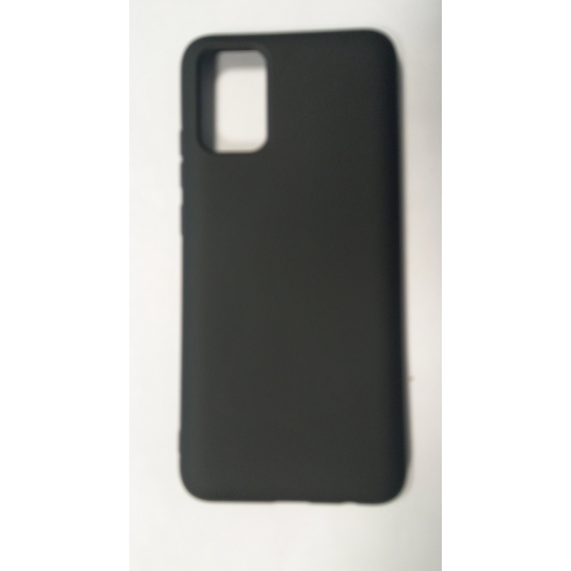 Чехол  Silicone Case (Full cover no logo) Samsung A02 S черный