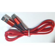 Кабель Type-C Denmen D07T білий 2,4 А 1 м
