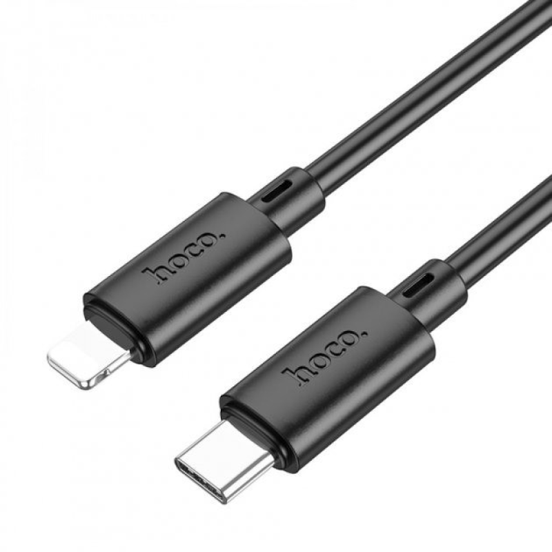 Кабель для заряджання Hoco X88 Gratified передачі даних потужністю 20W Type-C to Apple Lightning 1m 3A Black